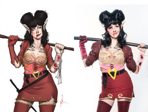 This Hannah cosplay is fantastic.