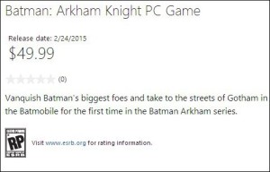 Arkham Knight Screen Grab Bago Games